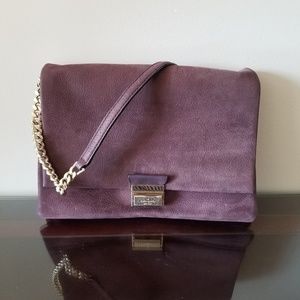 Kate Spade Burgundy Suede Handbag